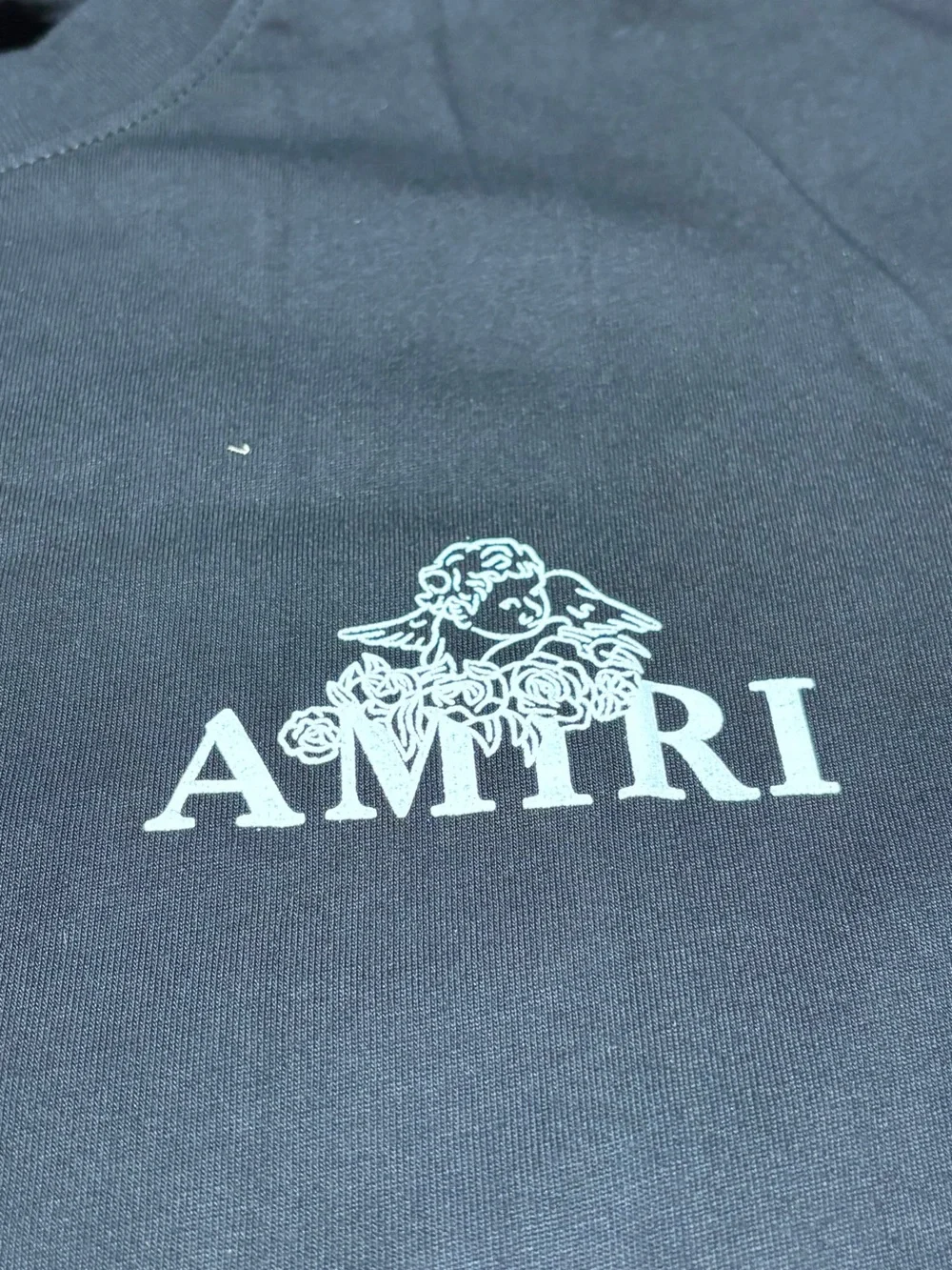 Amiri Mens Black Cupid Angel Tee Shirt Brand New Size Large